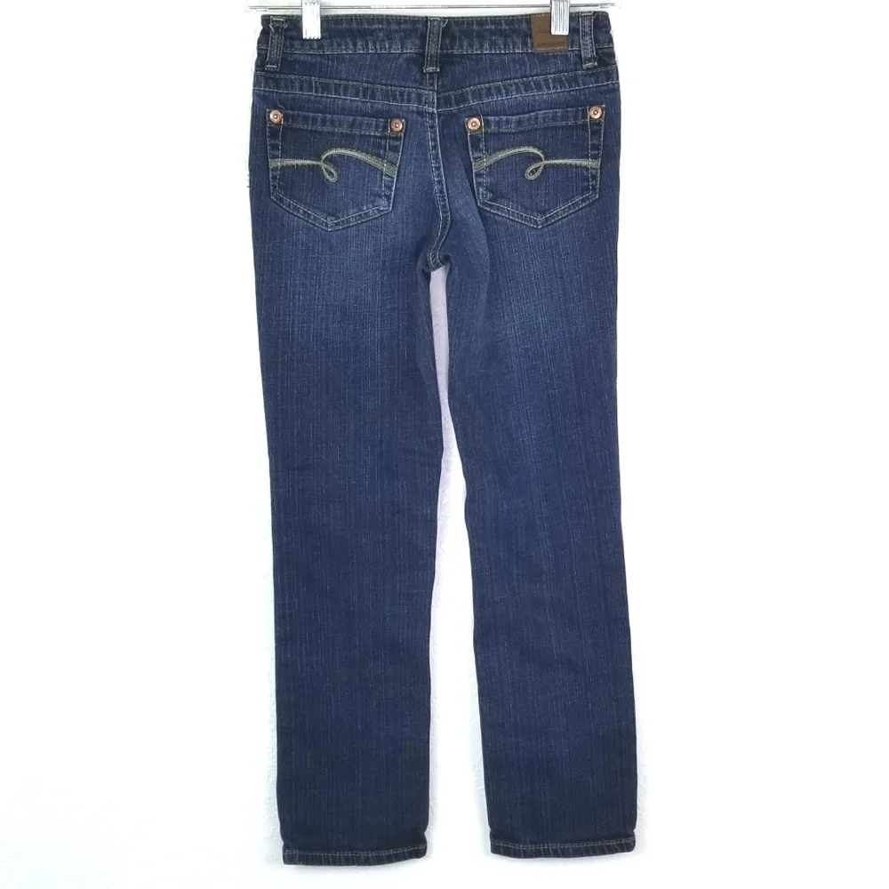 JUSTICE Straight Leg Jeans, size 10R